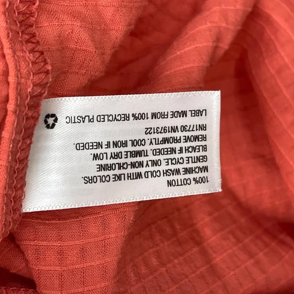 Universal‎ Thread Red Balloon Sleeve Poet Blouse S - Picture 6 of 6